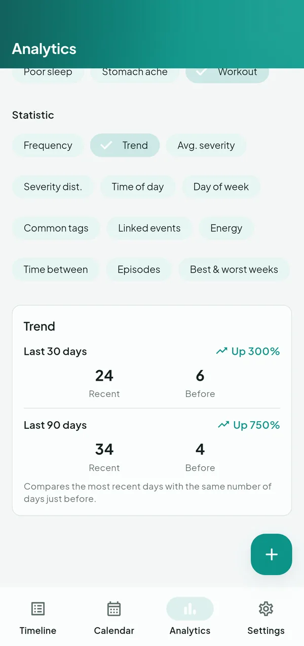 LifeLog — Health & wellbeing — screenshot 6