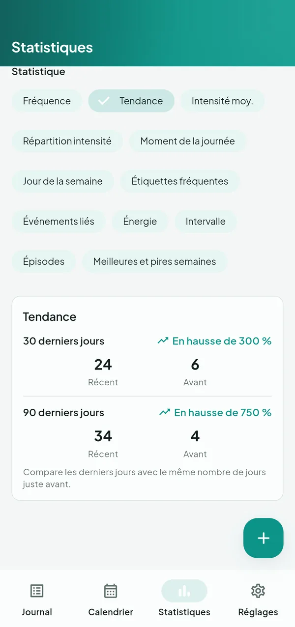 LifeLog — Santé & bien-être — capture d’écran 6