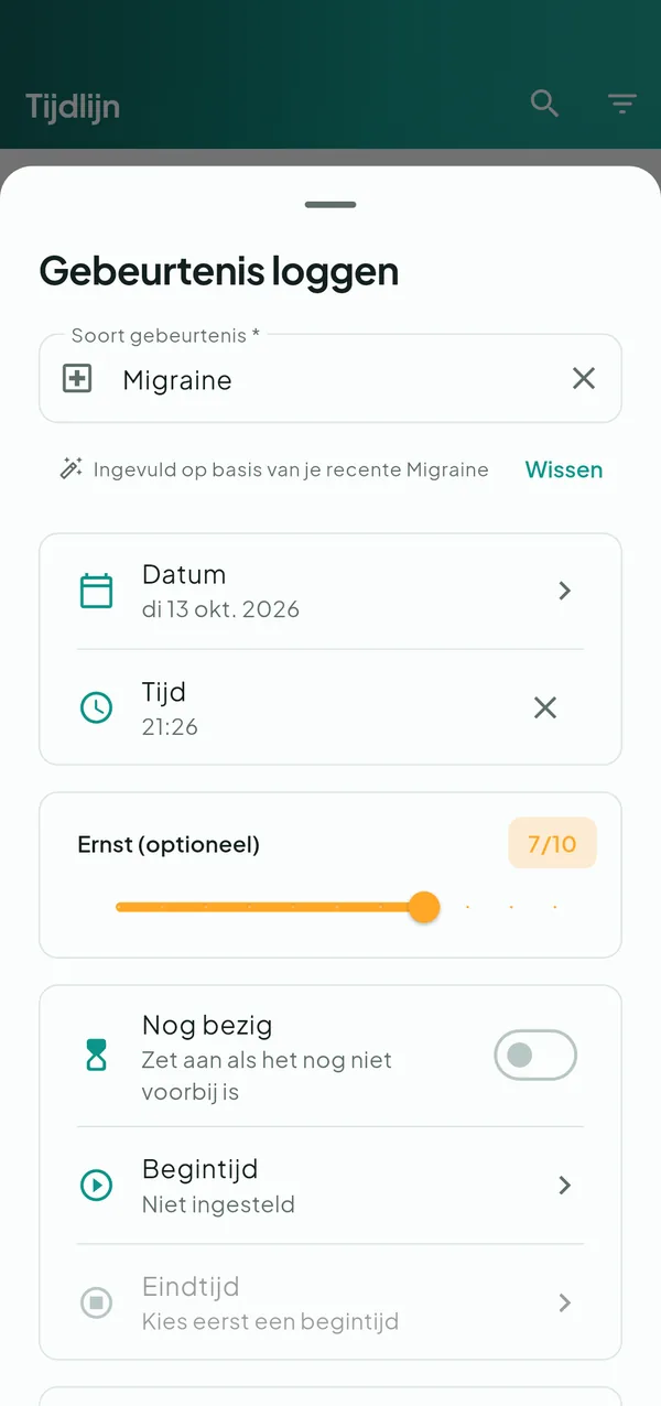 LifeLog — Gezondheid & welzijn — schermafbeelding 2