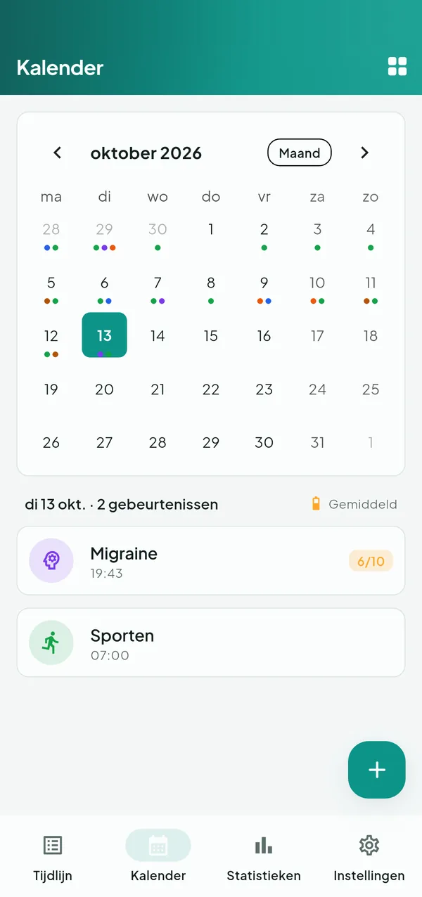 LifeLog — Gezondheid & welzijn — schermafbeelding 3