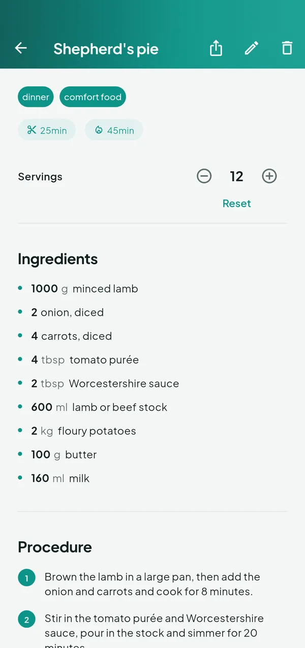 ReciPeas — Cooking — screenshot 4