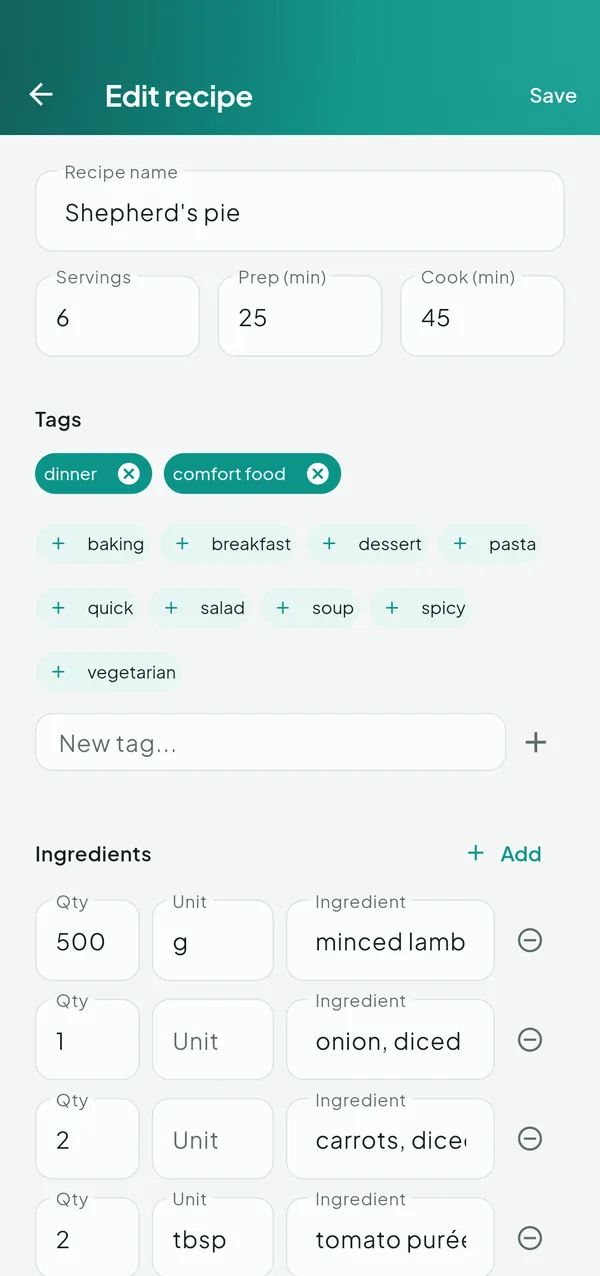 ReciPeas — Cooking — screenshot 6