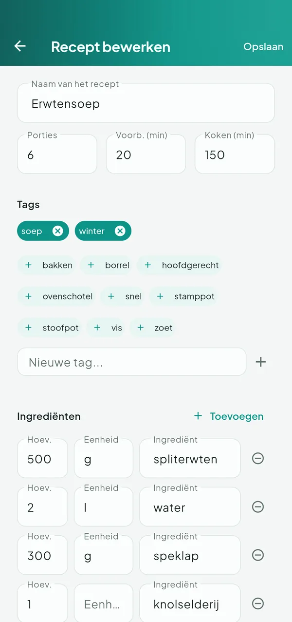 ReciPeas — Koken — schermafbeelding 6