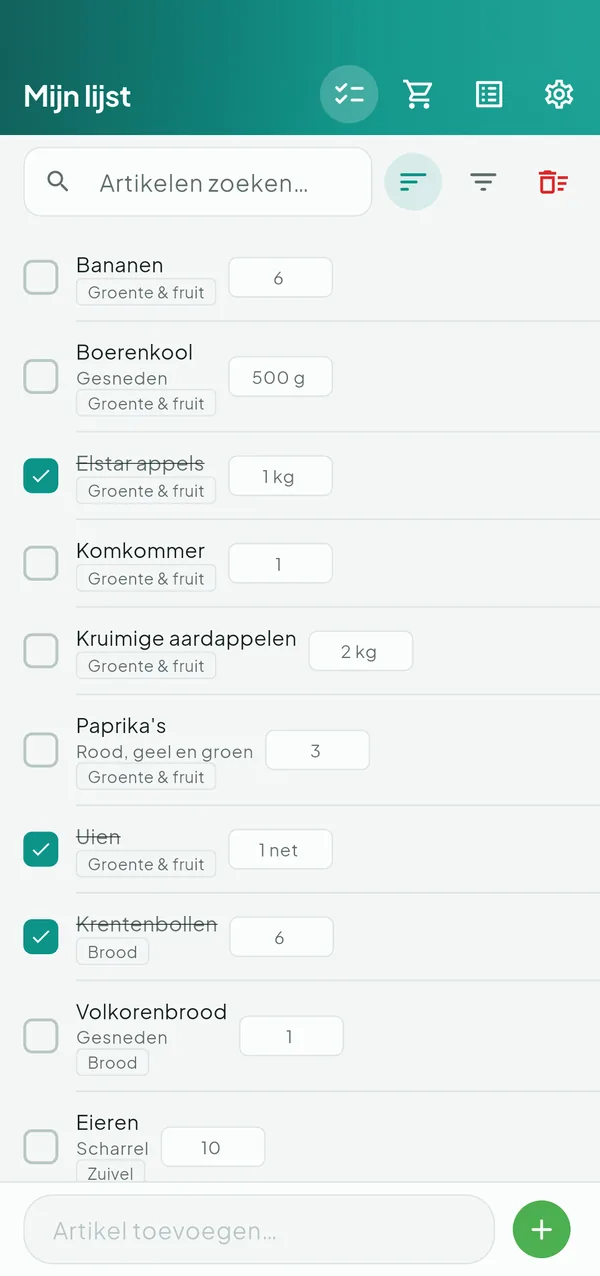 ShopLog — Boodschappenlijst — schermafbeelding 3